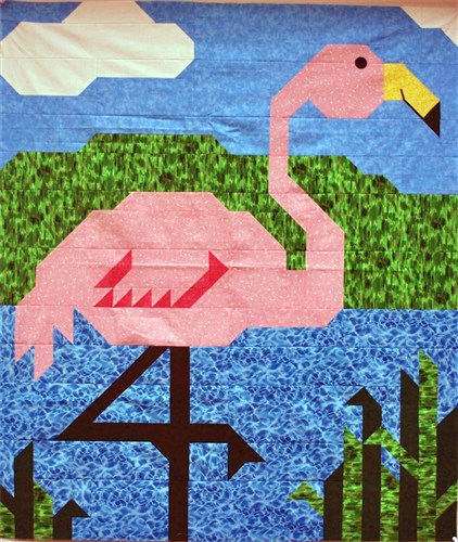 Pink Flamingo Quilt Pattern