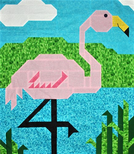 Pink Flamingo Quilt Pattern