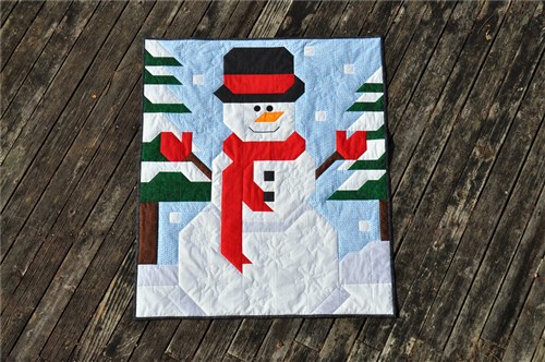 Frosty Friend Snowman Quilt Pattern