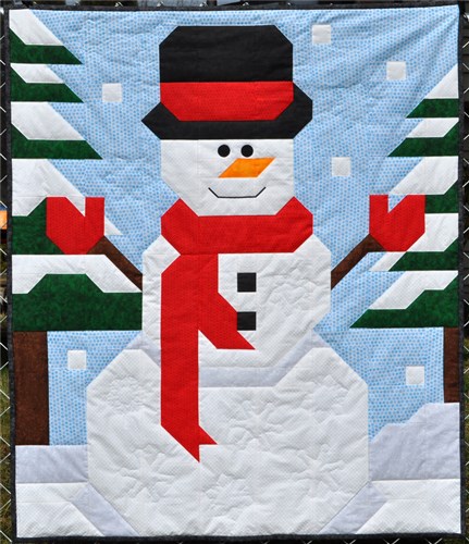Frosty Friend Snowman Quilt Pattern