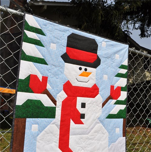 Frosty Friend Snowman Quilt Pattern