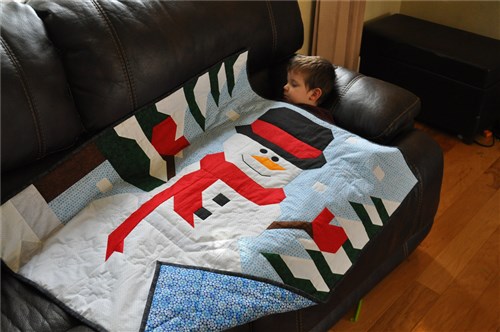 Frosty Friend Snowman Quilt Pattern