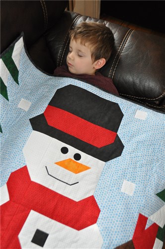 Frosty Friend Snowman Quilt Pattern
