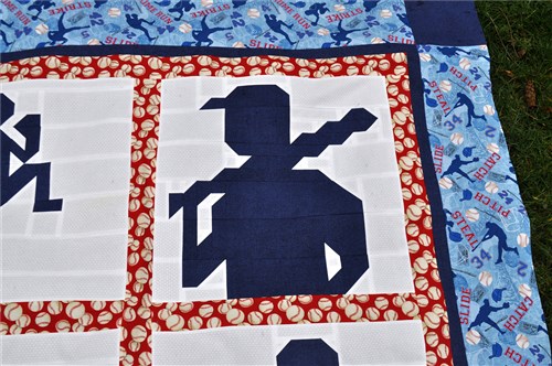 Twin size Baseball Quilt Pattern