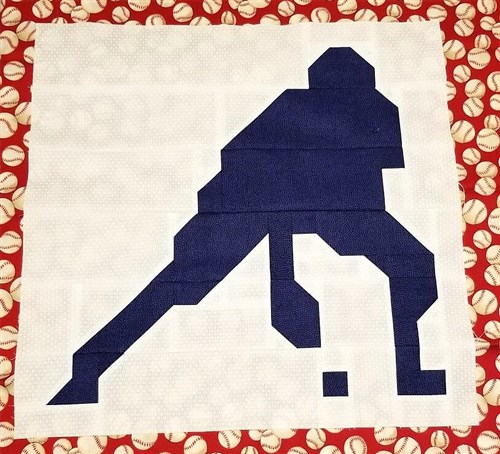 Twin size Baseball Quilt Pattern