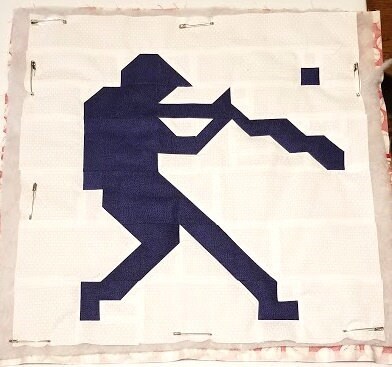 Twin size Baseball Quilt Pattern