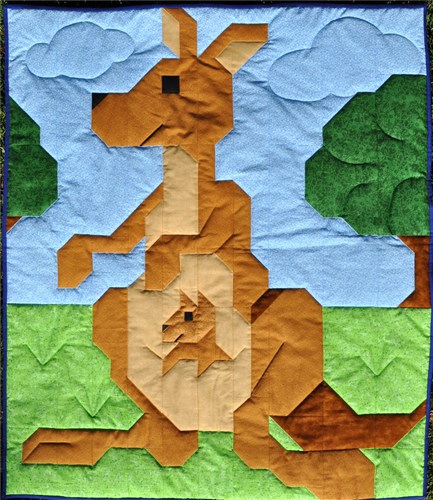 Kangaroo Baby Quilt Pattern