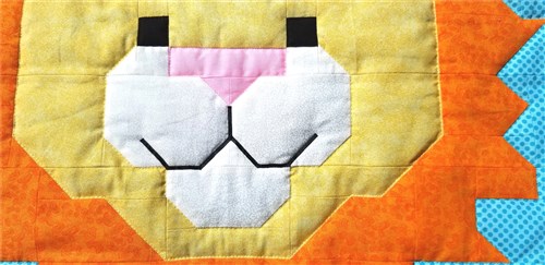 Leo the Lion Baby Quilt Pattern