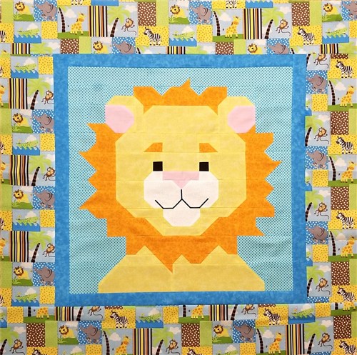 Leo the Lion Baby Quilt Pattern