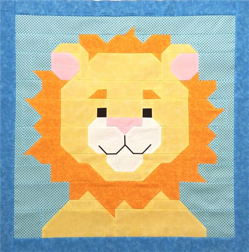 Leo the Lion Baby Quilt Pattern