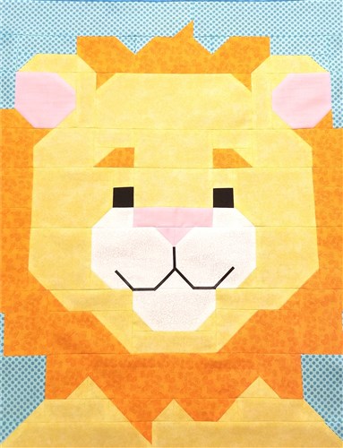 Leo the Lion Baby Quilt Pattern