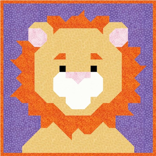 Leo the Lion Baby Quilt Pattern