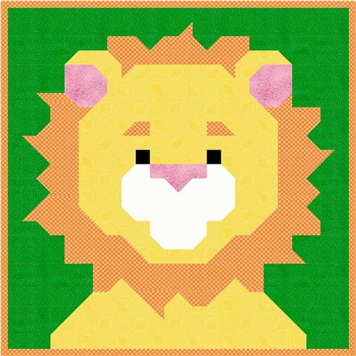 Leo the Lion Baby Quilt Pattern