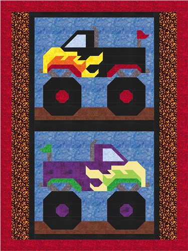 Monster Truck Quilt Pattern