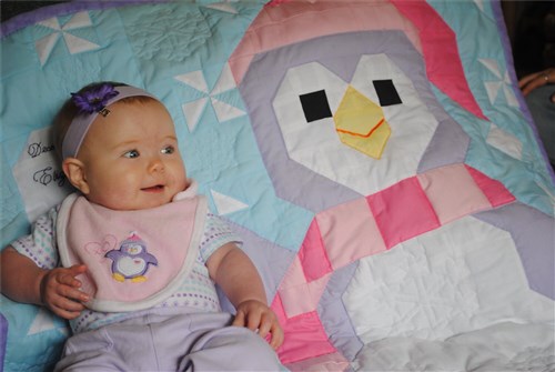Penguin Baby Quilt Pattern