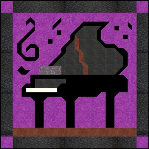 Grand Piano Quilt Pattern