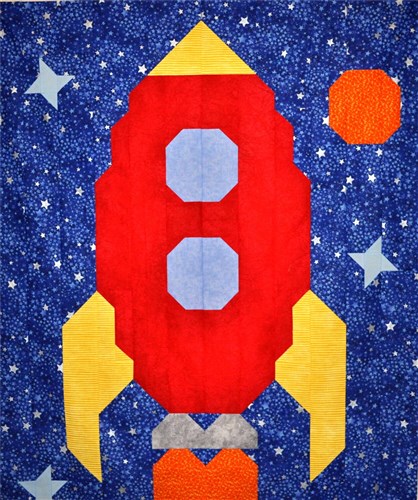 Rocket Baby Quilt Pattern
