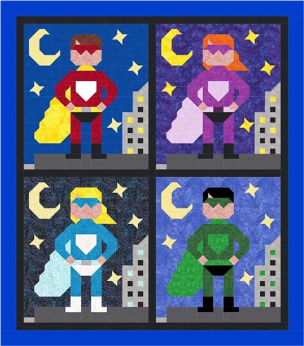 Superhero Quilt Pattern