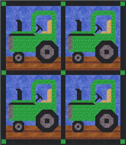 Tractor Quilt Pattern