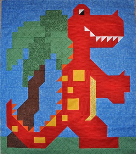 T-Rex Quilt Pattern