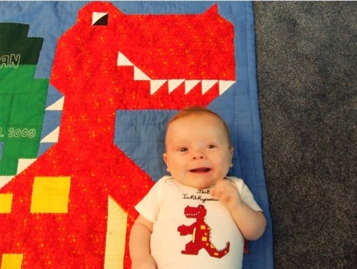 T-Rex Quilt Pattern