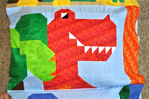 T-Rex Quilt Pattern