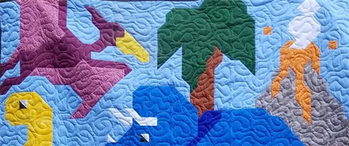 Dinosaur Friends Twin Size Quilt Pattern