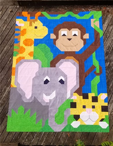 Jungle Pals Quilt Pattern
