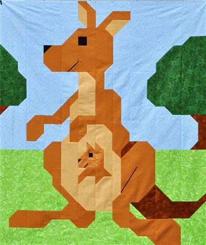 Kangaroo Baby Quilt Pattern