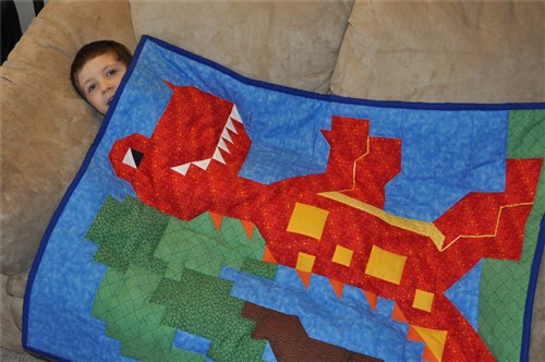 T-Rex Quilt Pattern