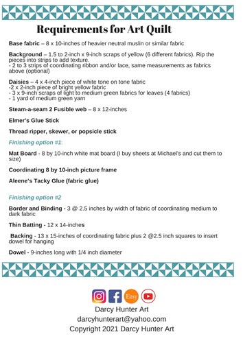 Daisies PDF quilt Pattern
