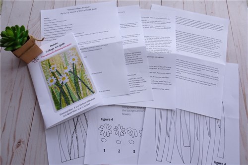 Daisies PDF quilt Pattern