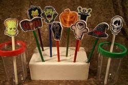 Halloween Pencil and Straw Toppers