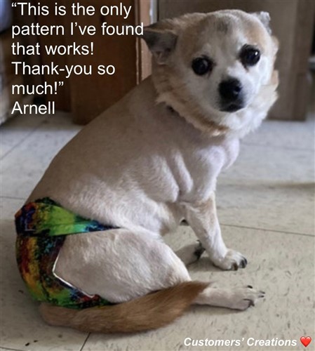 Dog Diapers PDF Sewing Pattern