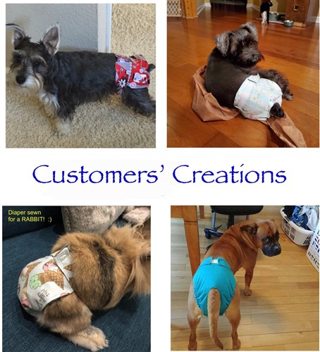 Dog Diapers PDF Sewing Pattern
