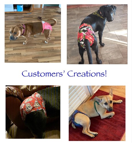 Dog Diapers PDF Sewing Pattern
