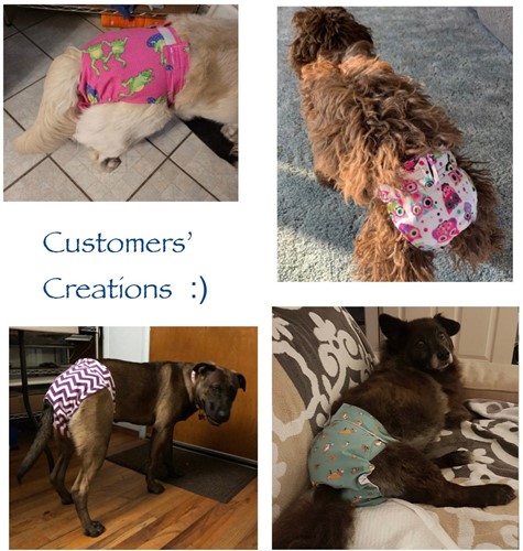 Dog Diapers PDF Sewing Pattern