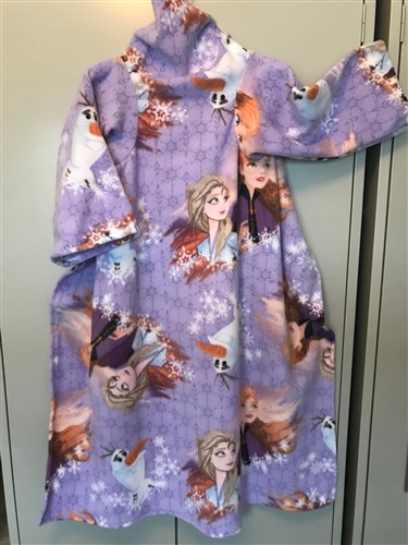 Adult, Child & Toddler Sizes Snuggie PDF Sewing Pattern