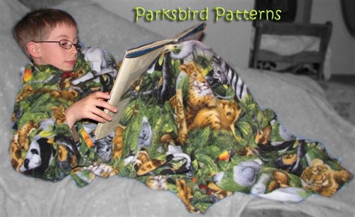 Adult, Child & Toddler Sizes Snuggie PDF Sewing Pattern