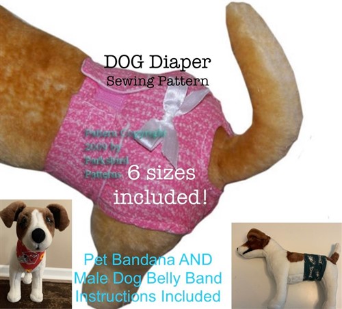 Dog Diapers PDF Sewing Pattern Dog Diapers PDF Sewing Pattern