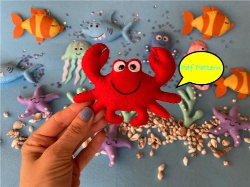 Crab PDF Sewing Pattern Crab PDF Sewing Pattern