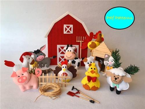 Farm Animals PDF Sewing Pattern Farm Animals PDF Sewing Pattern