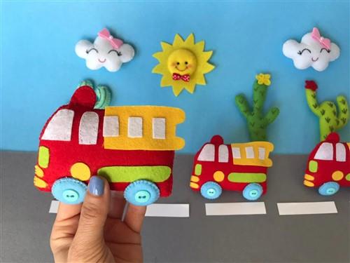 Fire Truck PDF Sewing Pattern