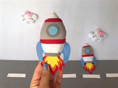 Rocket Ship PDF Sewing Pattern
