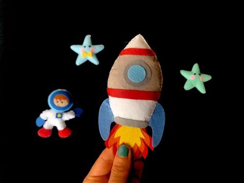 Rocket Ship PDF Sewing Pattern