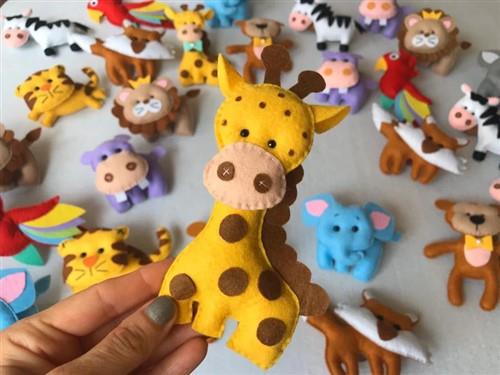 Safari Animals PDF Sewing Pattern
