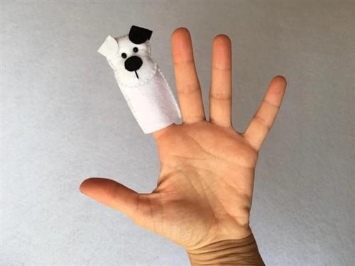 Dog Finger Puppet PDF Sewing Pattern