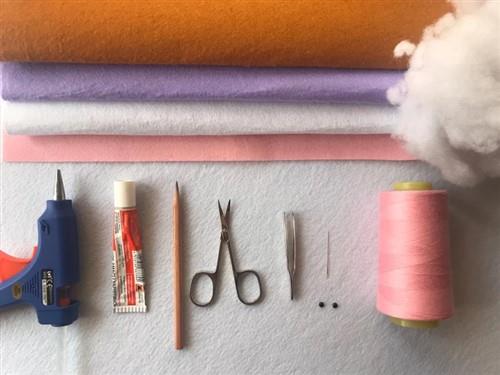 Hippopotamus Finger Puppet PDF Sewing Pattern