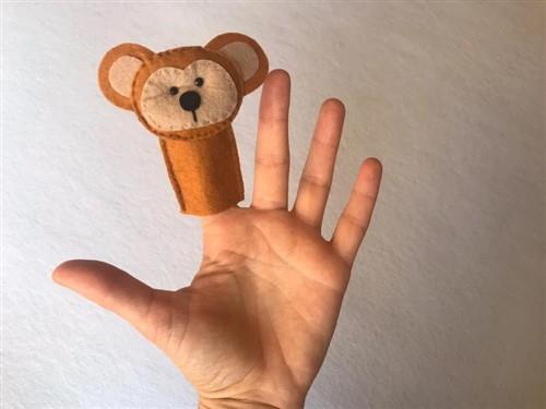 Monkey Finger Puppet