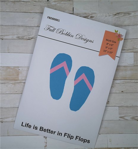 Flip Flops Quilt Block  FPP Pattern